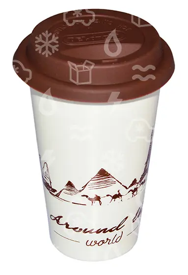 termohrnek DeLonghi DLSC055, 300ml, THE GLOBETROTTER